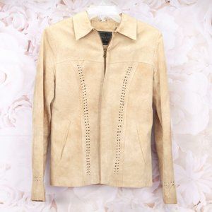 Avanti Genuine Leather Tan Lightweight Jacket